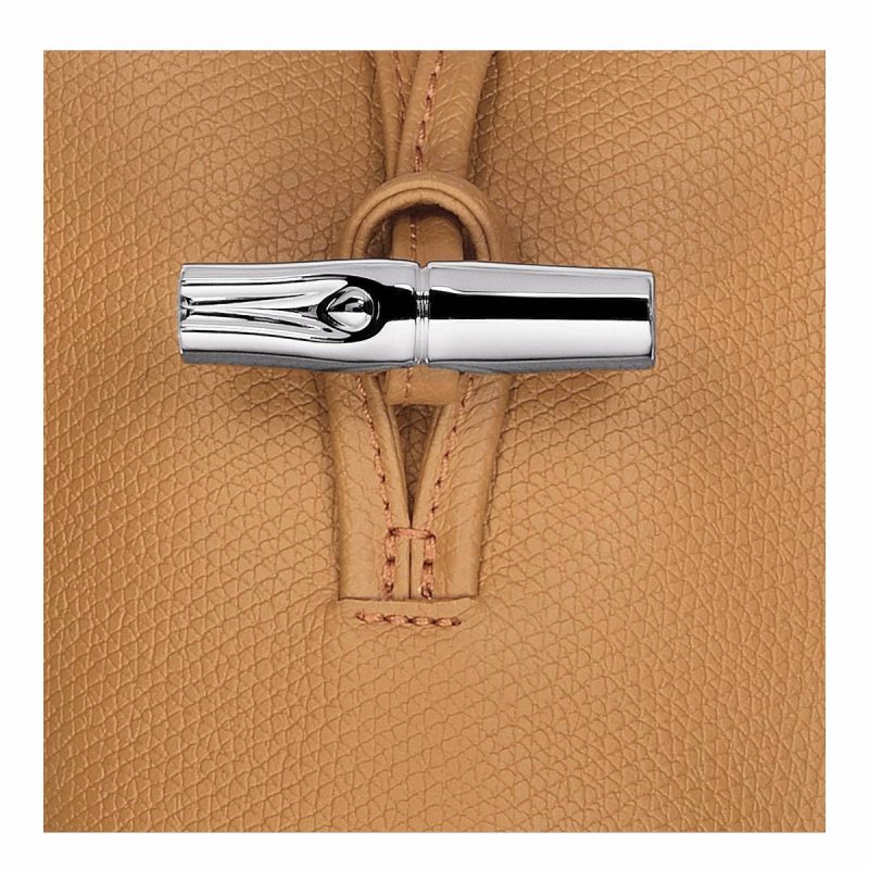 Le Roseau Phone Case Walnut - Leather Longchamp Women Walnut Phone Cases - Image 5