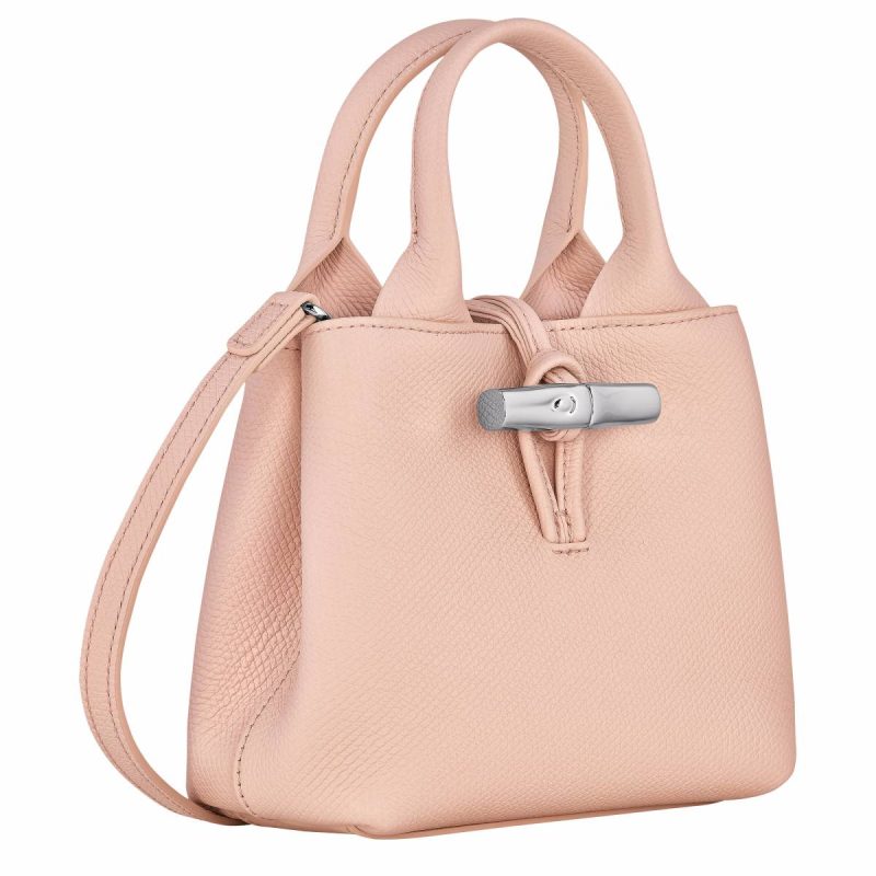 Le Roseau Xs Handbag Ballerina - Leather Ballerina Leather Bags Women Longchamp - Image 3