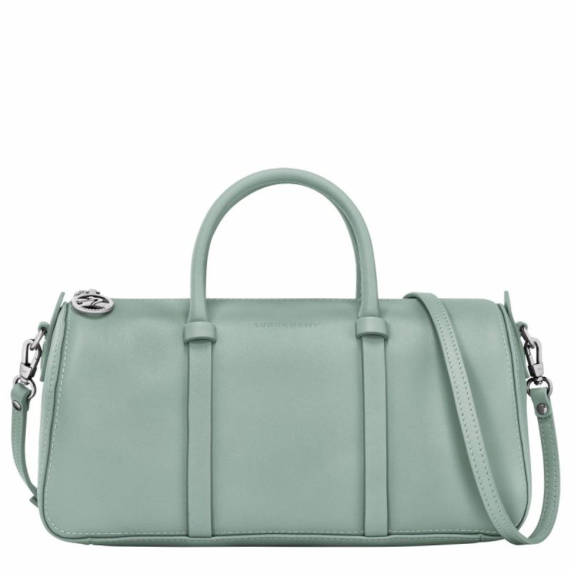 Leather Bags Celadon Daylong M Handbag Celadon - Leather Longchamp Women