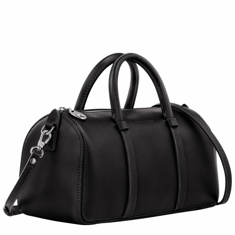 Leather Bags Daylong M Handbag Black - Leather Longchamp Black Women - Image 3