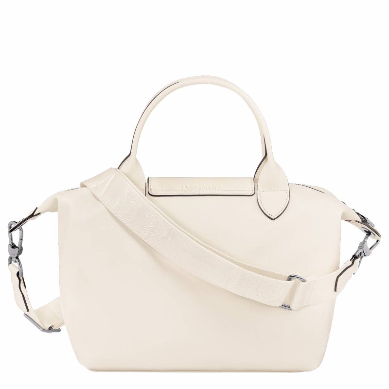 Leather Bags Le Pliage Xtra S Handbag Ecru - Leather Women Longchamp Ecru - Image 4