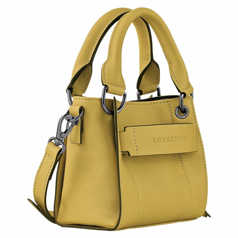Leather Bags Longchamp 3D Xs Handbag Ginger - Leather Ginger Women - Image 3
