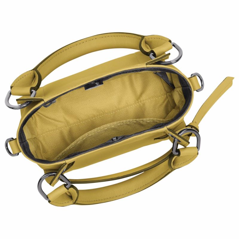 Leather Bags Longchamp 3D Xs Handbag Ginger - Leather Ginger Women - Image 5