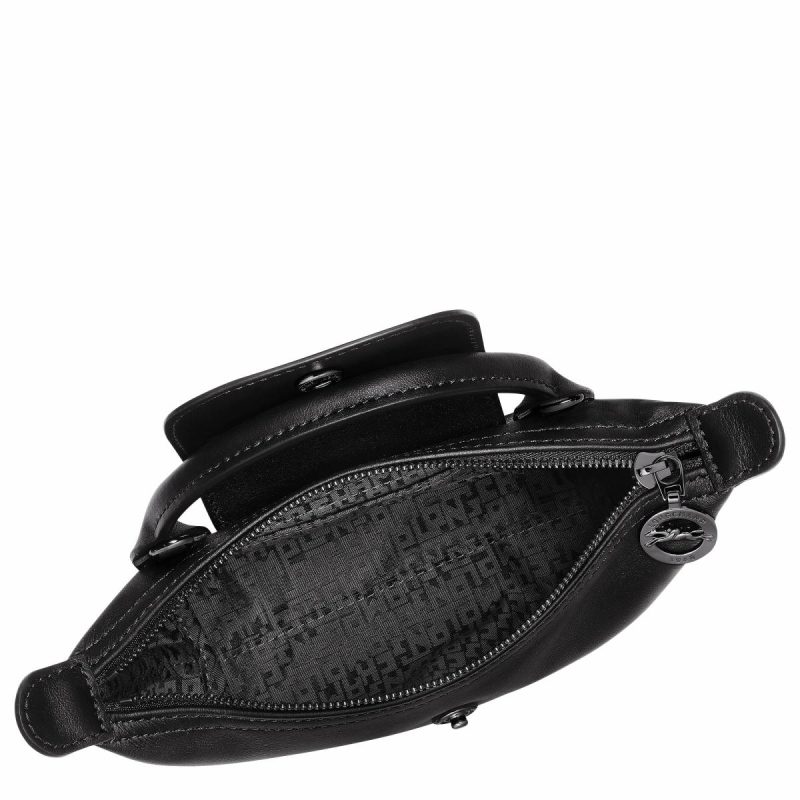 Leather Bags Longchamp Black Le Pliage Xtra Xs Pouch Black - Leather Women - Image 4