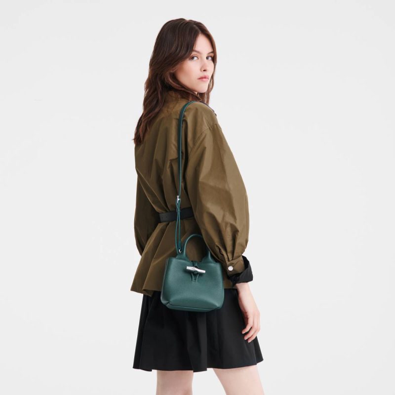 Leather Bags Longchamp Cedar Women Le Roseau Xs Handbag Cedar - Leather - Image 2