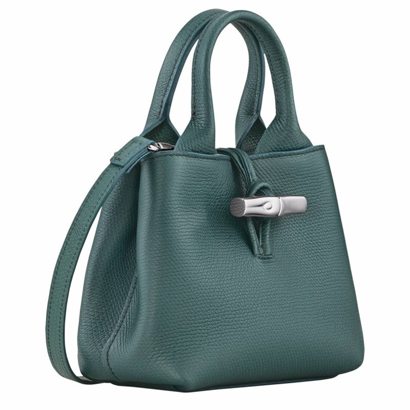 Leather Bags Longchamp Cedar Women Le Roseau Xs Handbag Cedar - Leather - Image 3