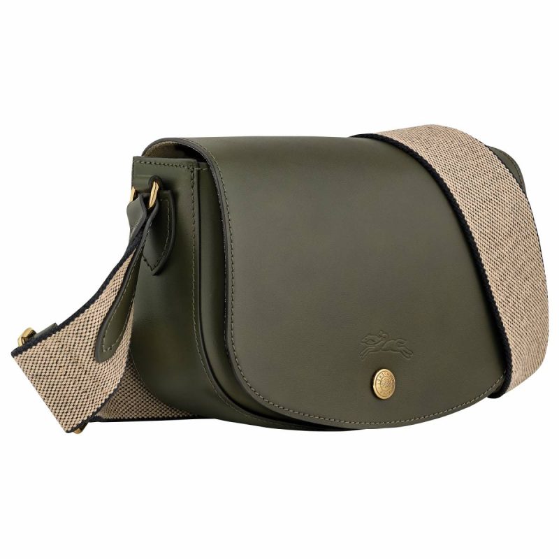 Leather Bags Longchamp Khaki Women Épure S Crossbody Bag Khaki - Leather - Image 3