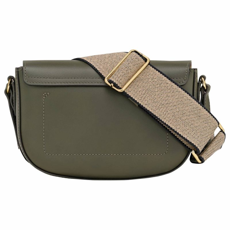 Leather Bags Longchamp Khaki Women Épure S Crossbody Bag Khaki - Leather - Image 4