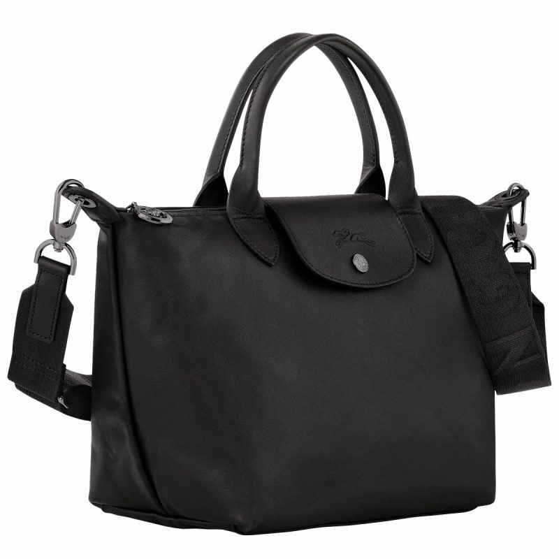 Leather Bags Longchamp Le Pliage Xtra S Handbag Black - Leather Women Black - Image 3