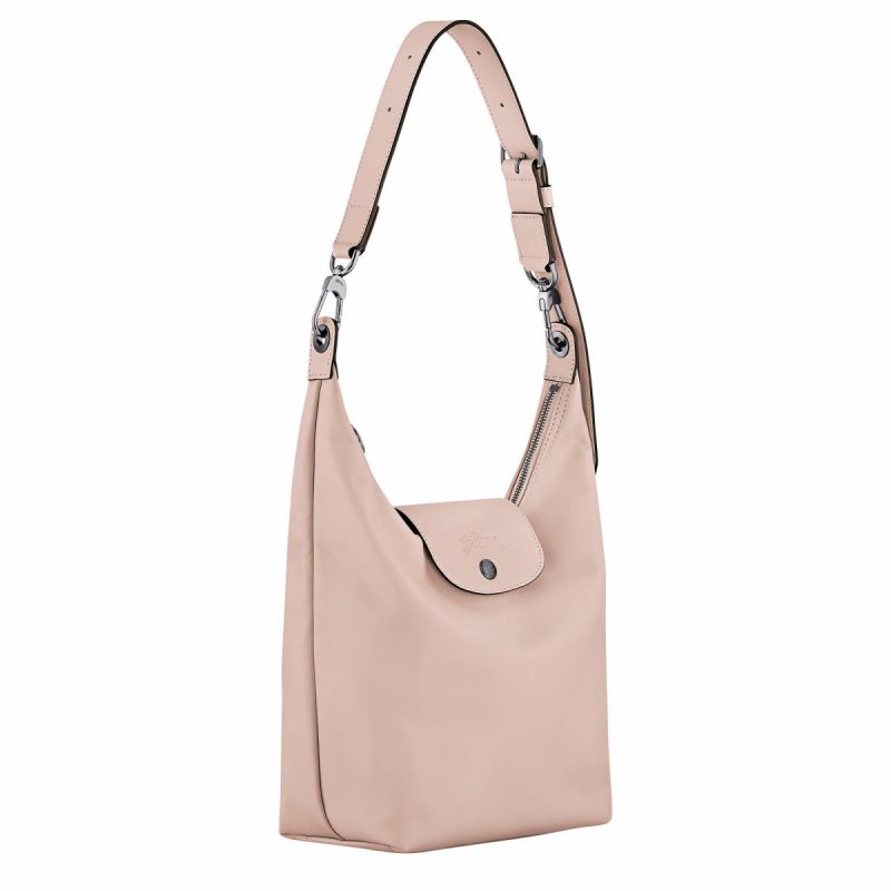 Leather Bags Longchamp Women Le Pliage Xtra M Shoulder Bag Nude - Leather Nude - Image 3