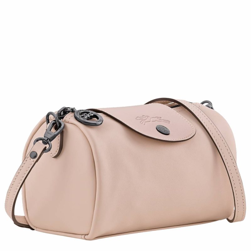 Leather Bags Nude Longchamp Women Le Pliage Xtra Xs Crossbody Bag Nude - Leather - Image 3