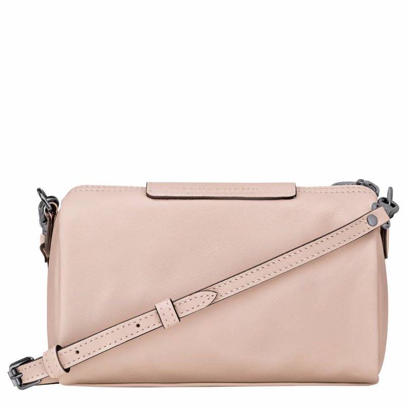 Leather Bags Nude Longchamp Women Le Pliage Xtra Xs Crossbody Bag Nude - Leather - Image 4