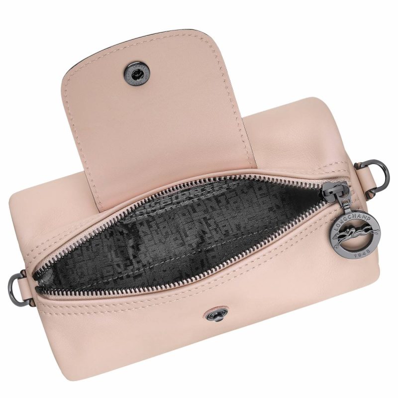 Leather Bags Nude Longchamp Women Le Pliage Xtra Xs Crossbody Bag Nude - Leather - Image 5