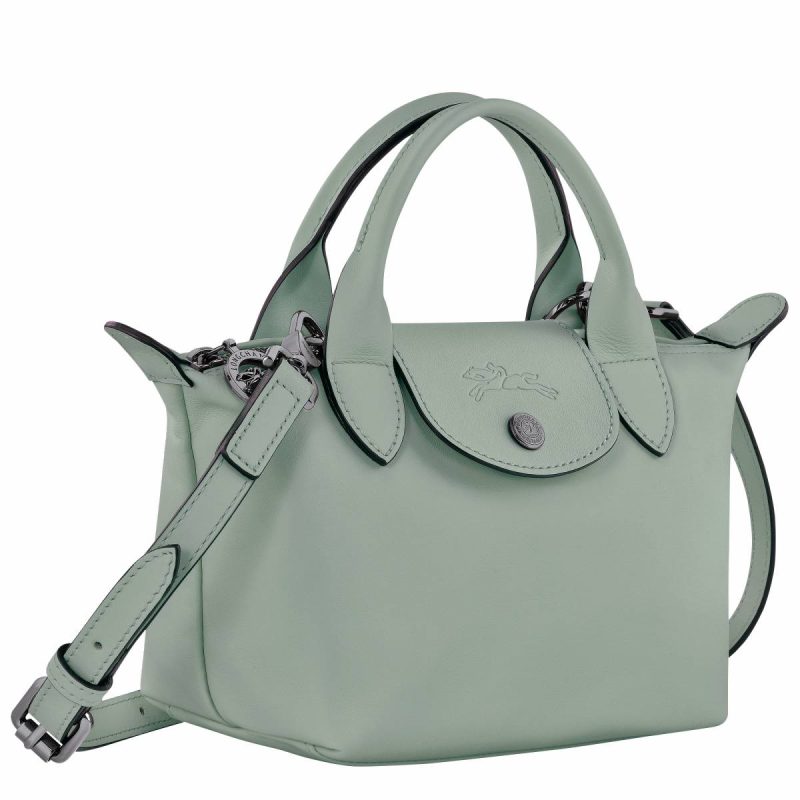 Leather Bags Vervain Longchamp Le Pliage Xtra Xs Handbag Vervain - Leather Women - Image 3