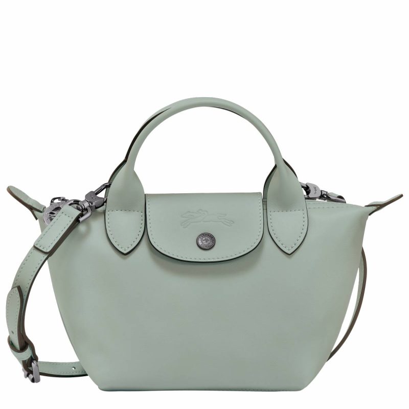 Leather Bags Vervain Longchamp Le Pliage Xtra Xs Handbag Vervain - Leather Women
