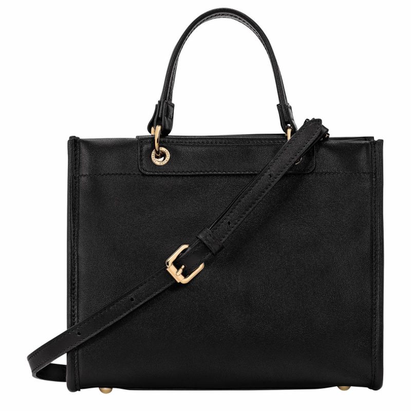 Leather Bags Women Black Cabas Longchamp S Handbag Black - Leather - Image 4