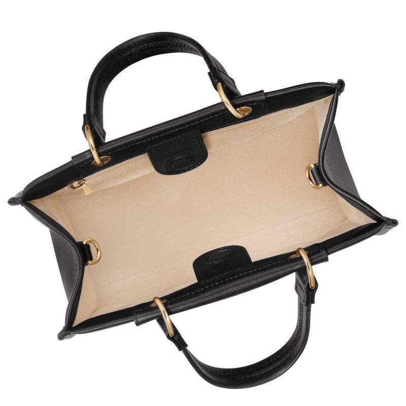 Leather Bags Women Black Cabas Longchamp S Handbag Black - Leather - Image 5