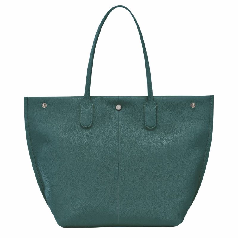 Leather Bags Women Cedar Essential L Tote Bag Cedar - Leather Longchamp - Image 4