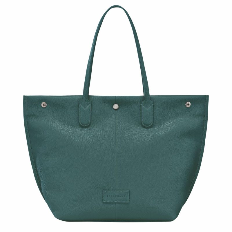 Leather Bags Women Cedar Essential L Tote Bag Cedar - Leather Longchamp