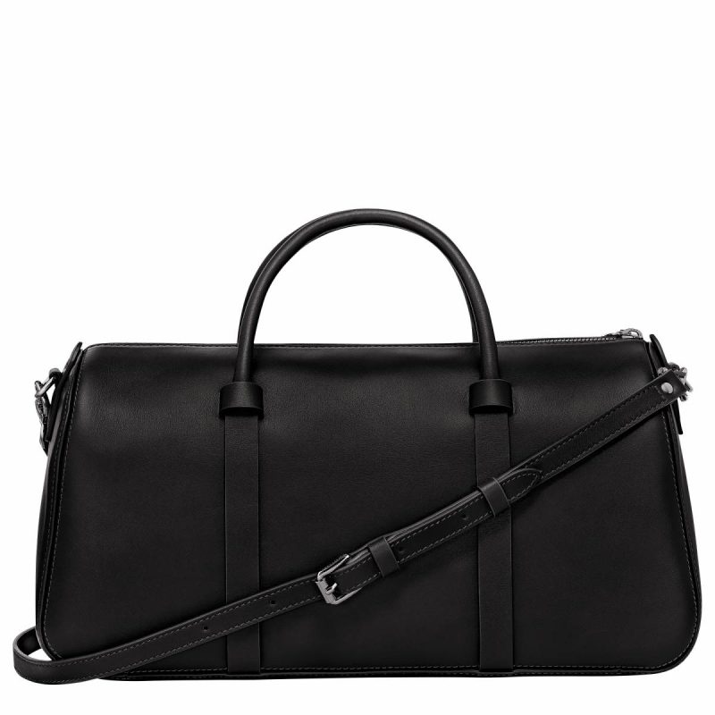 Leather Bags Women Daylong L Handbag Black - Leather Longchamp Black - Image 3