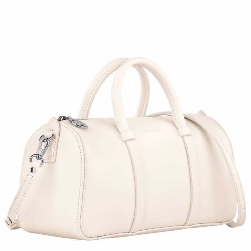 Leather Bags Women Ecru Longchamp Daylong M Handbag Ecru - Leather - Image 3