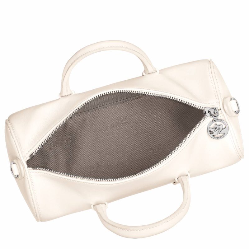 Leather Bags Women Ecru Longchamp Daylong M Handbag Ecru - Leather - Image 5