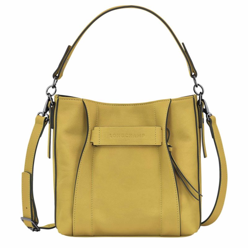 Leather Bags Women Ginger Longchamp 3D S Crossbody Bag Ginger - Leather