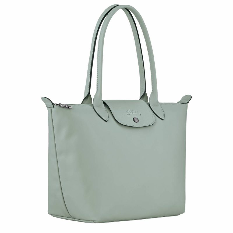 Leather Bags Women Vervain Le Pliage Xtra M Tote Bag Vervain - Leather Longchamp - Image 3