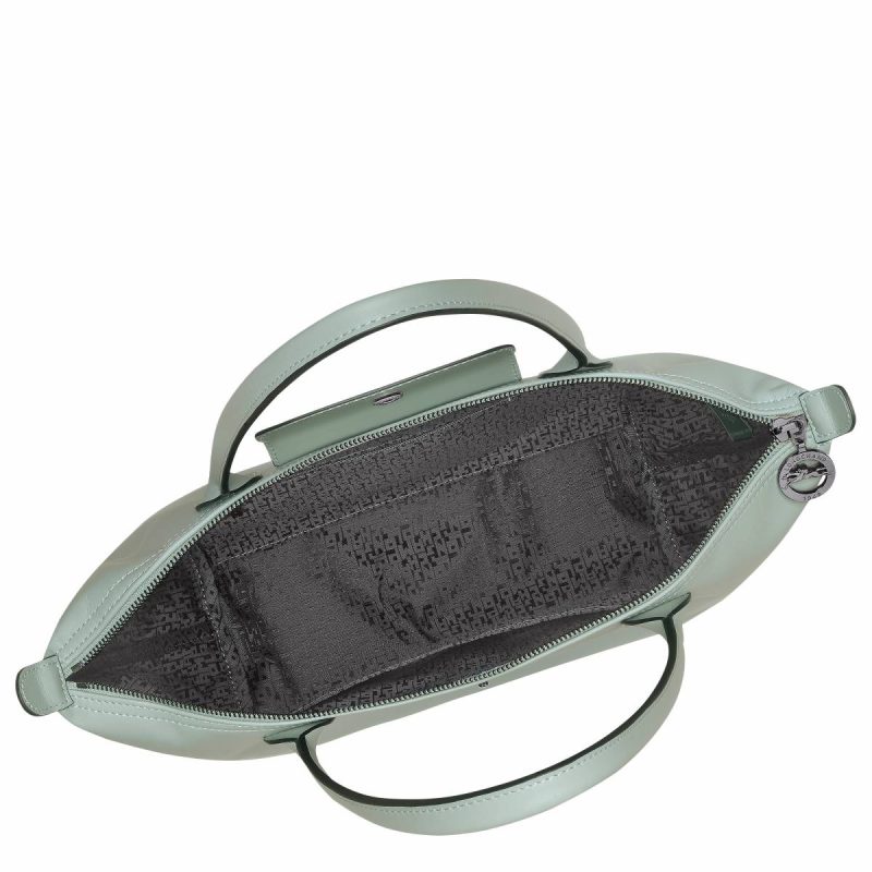 Leather Bags Women Vervain Le Pliage Xtra M Tote Bag Vervain - Leather Longchamp - Image 5