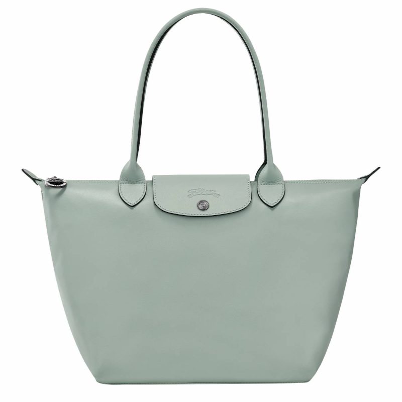Leather Bags Women Vervain Le Pliage Xtra M Tote Bag Vervain - Leather Longchamp
