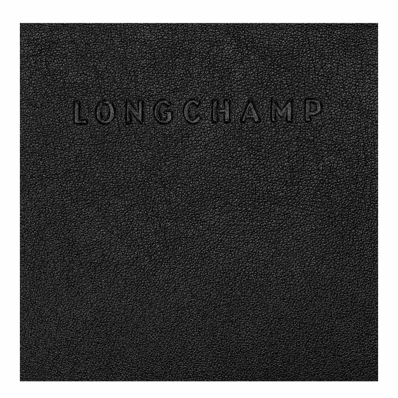 Leather Wallets Black Women Longchamp 3D Wallet Black - Leather - Image 4