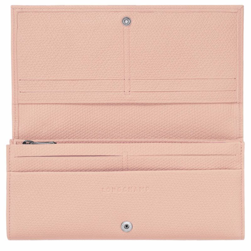 Leather Wallets Le Roseau Flap Wallet Ballerina - Leather Women Longchamp Ballerina - Image 3