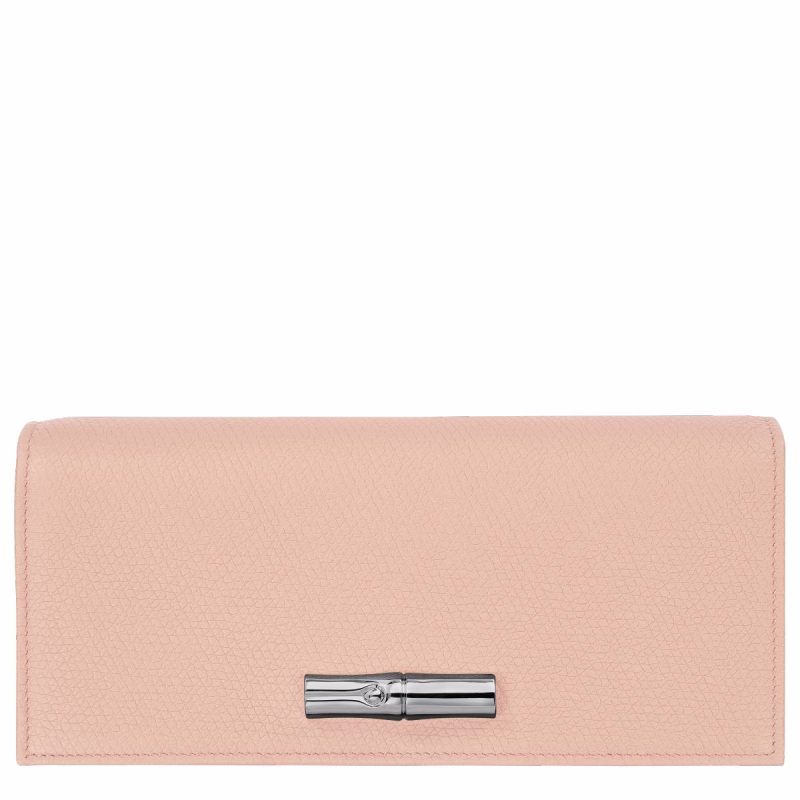 Leather Wallets Le Roseau Flap Wallet Ballerina - Leather Women Longchamp Ballerina