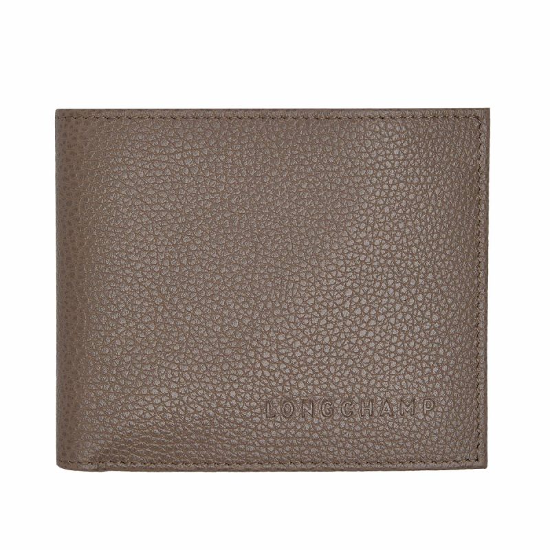 Leather Wallets Turtledove Longchamp Women Le Foulonné Wallet Turtledove - Leather - Image 2