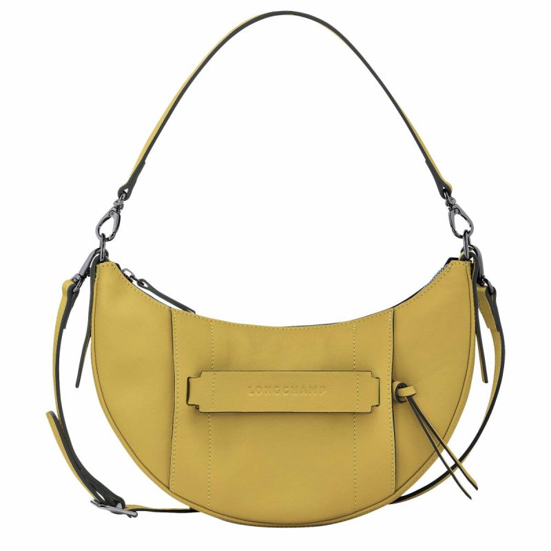 Longchamp 3D S Crossbody Bag Ginger - Leather Ginger Women Leather Bags