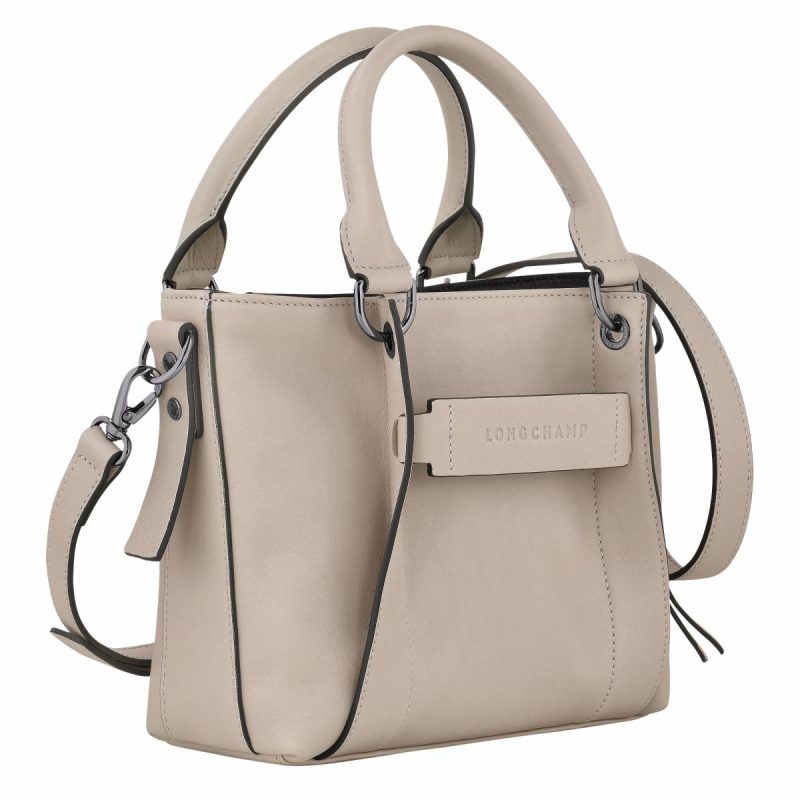 Longchamp 3D S Handbag Clay - Leather Clay Women Leather Bags - Image 3