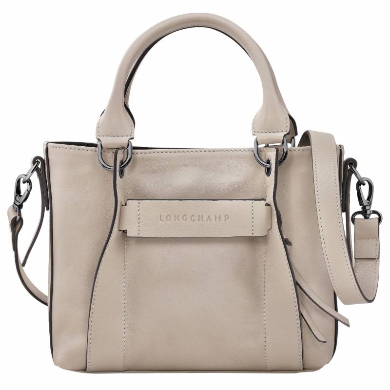 Longchamp 3D S Handbag Clay - Leather Clay Women Leather Bags