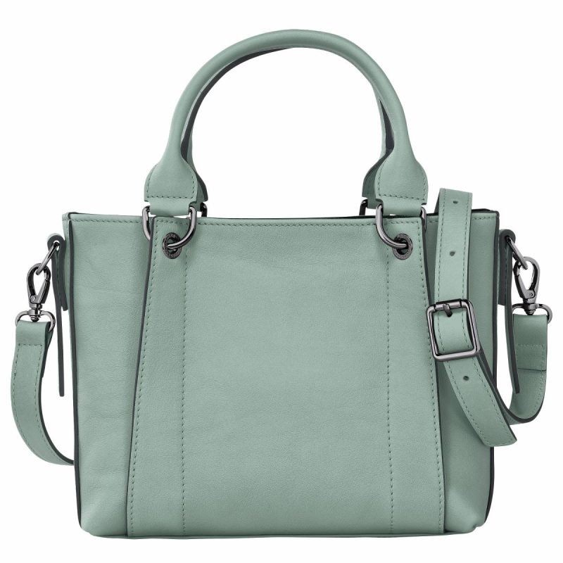 Longchamp 3D S Handbag Vervain - Leather Vervain Leather Bags Women - Image 3