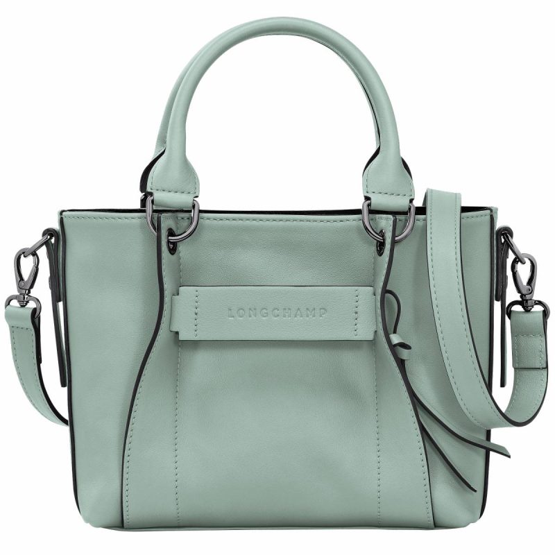 Longchamp 3D S Handbag Vervain - Leather Vervain Leather Bags Women
