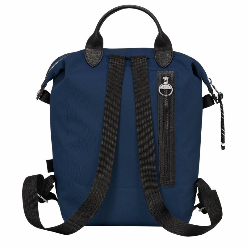 Longchamp Backpacks Le Pliage Energy L Backpack Navy - Recycled Canvas Women Navy - Image 3