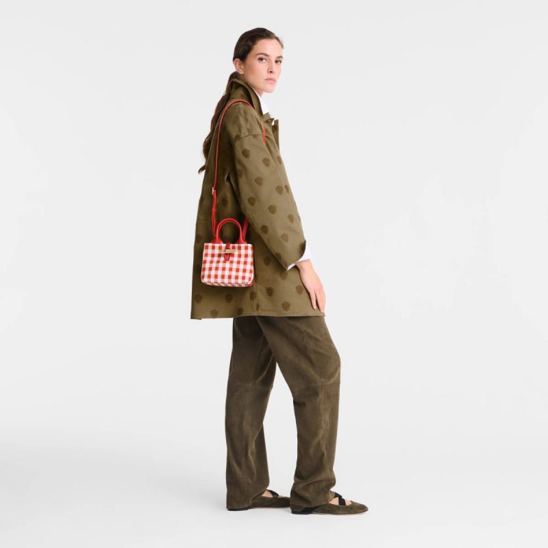 Longchamp Bark Mini Bags Le Roseau Xs Handbag Bark - Canvas Women - Image 2