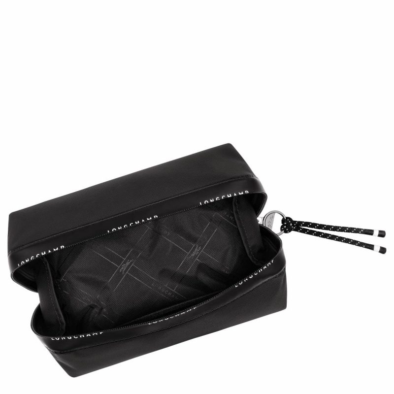 Longchamp Black Pouches & Cases Women Le Pliage Energy Pouch Black - Canvas - Image 4