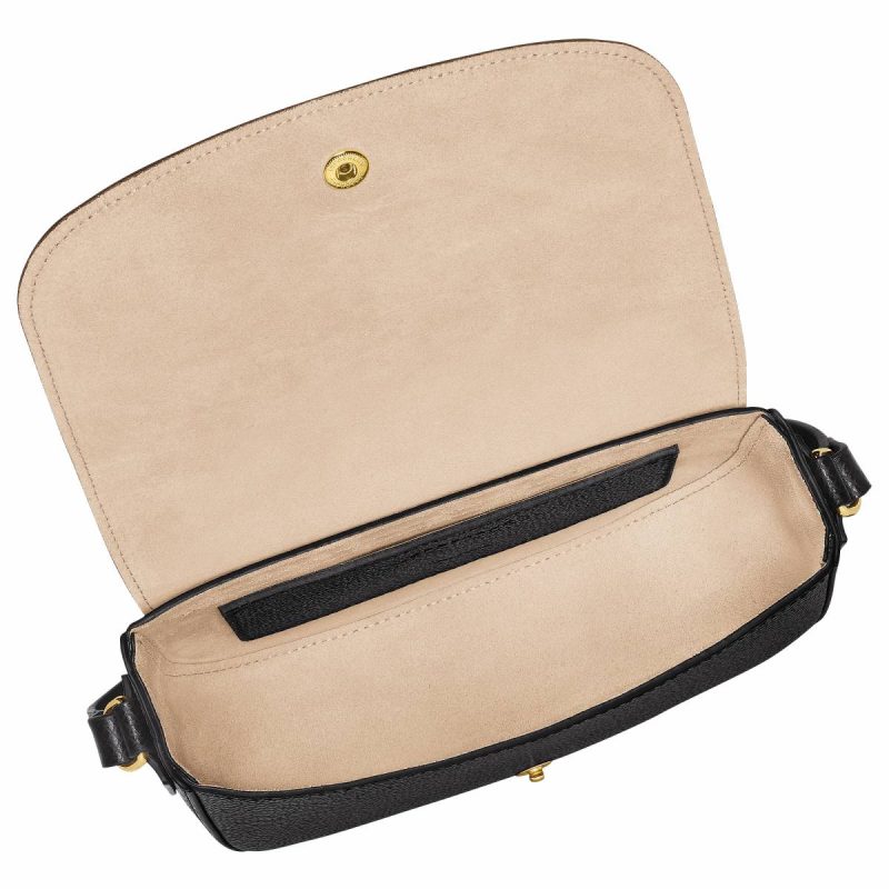 Longchamp Black Women Leather Bags Épure S Crossbody Bag Black - Leather - Image 5