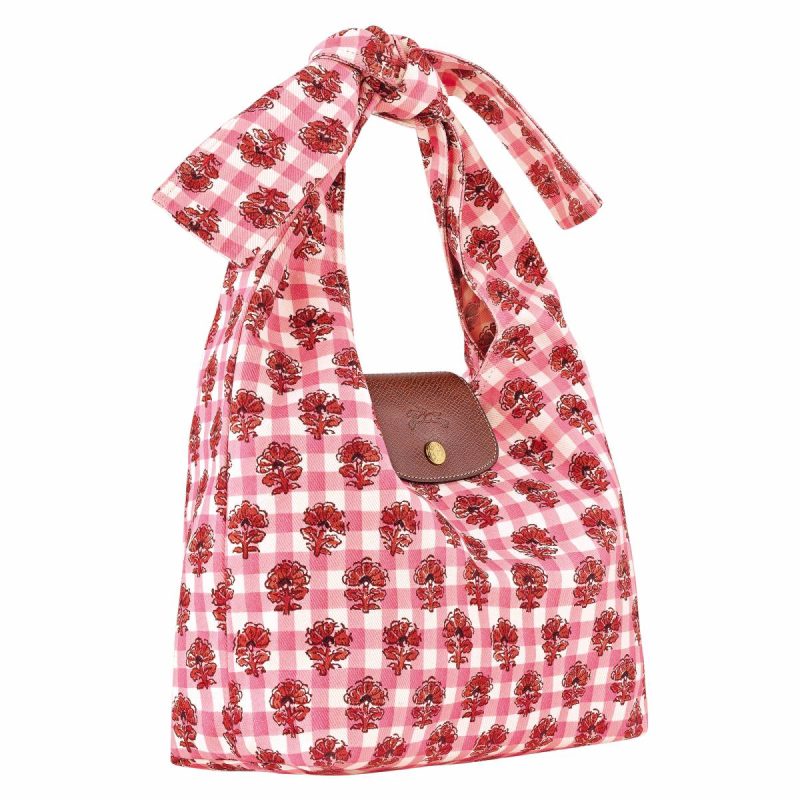 Longchamp Blush Women Le Pliage Collection M Shoulder Bag Blush - Canvas Shoulder Bags - Image 3