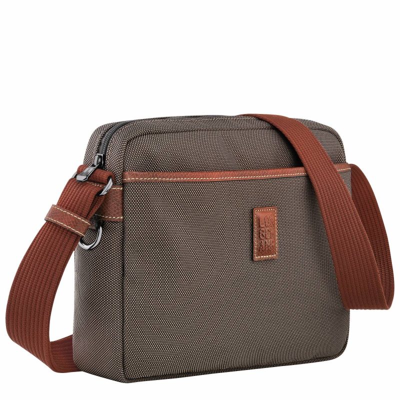 Longchamp Crossbody Bags Brown Boxford M Camera Bag Brown - Recycled Canvas Men - Image 2