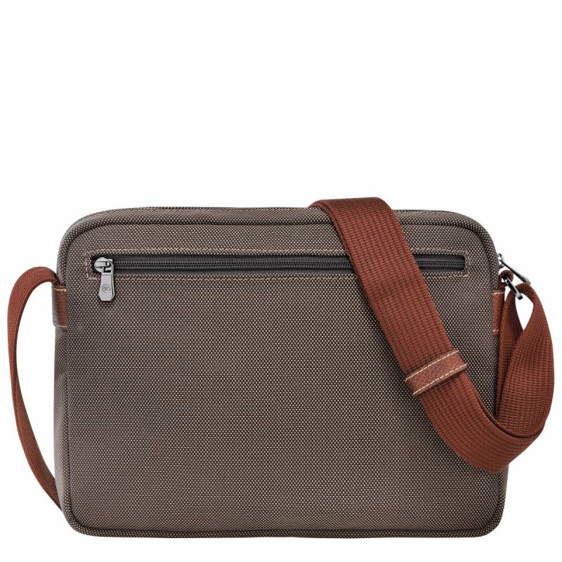 Longchamp Crossbody Bags Brown Boxford M Camera Bag Brown - Recycled Canvas Men - Image 3