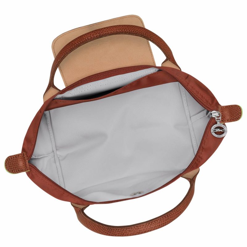 Longchamp Handbags Le Pliage Green S Handbag Chestnut - Recycled Canvas Chestnut Women - Image 4