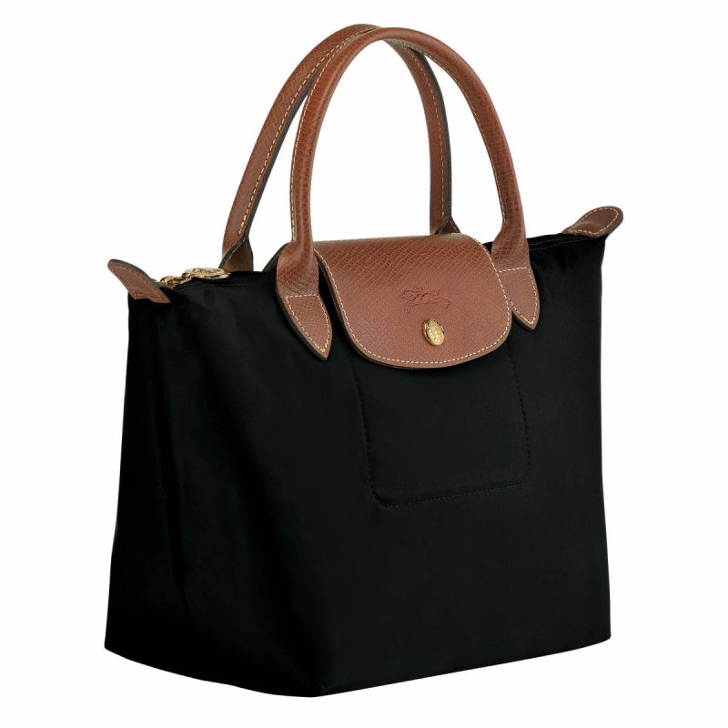 Longchamp Handbags Le Pliage Original S Handbag Black - Recycled Canvas Women Black - Image 2