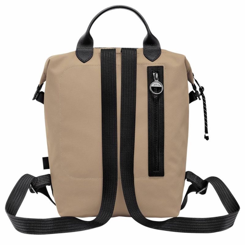 Longchamp Le Pliage Energy L Backpack Clay - Recycled Canvas Women Backpacks Clay - Image 3