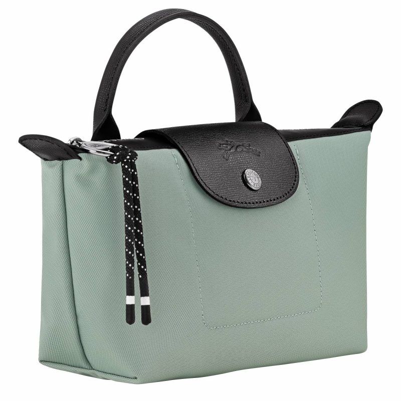 Longchamp Le Pliage Energy Pouch Vervain - Recycled Canvas Pouches & Cases Vervain Women - Image 2
